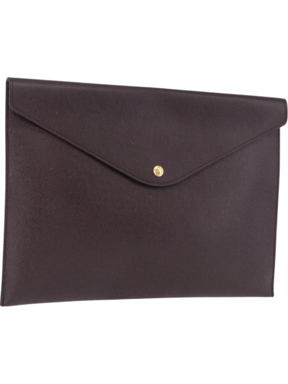 LOUIS VUITTON Taiga Document Case Pouch Acajou M99087